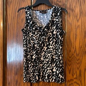 Large sleeveless blouse